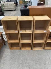 Wooden Cubbie Unit