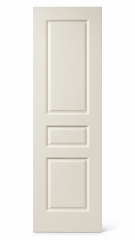 White 3-Panel Door
