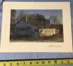Signed Americana print by artist Robert Wooten
