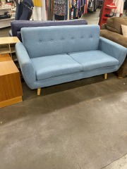 Teal Loveseat