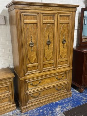 Thomasville Armoire with Unique Hardware