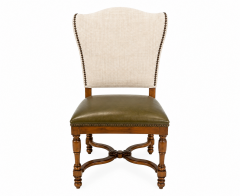 Classic Solid Wood High-Back Chair