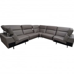 Local Mfg Dark Grey 5pc Sectional