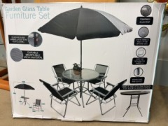 Online: N-Garden Table & Chair 5 pieceSET