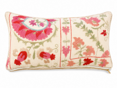 STFRANK embroidered lumbar pillow