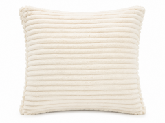 Plush Ribbed Faux Fur Accent Pillow