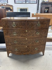 Antique Burled Wood Chest