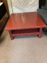 Red Coffee Table