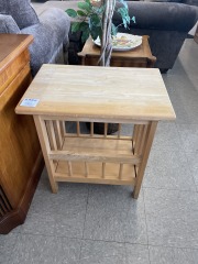 Oak End Table