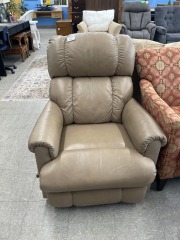 Manual Tan Recliner