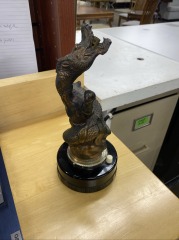 Vintage Rony Dragon Electric Table Gas Lighter
