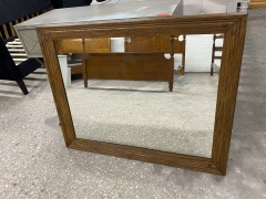 Ranch Oak MCM Cowboy Mirror (39x31)