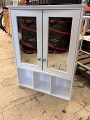 double door mirror medicine cabinet 22 1\/2\