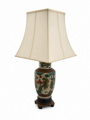 Asian Style Hand Painted Lamp