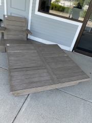 Outdoor Wooden Chaise