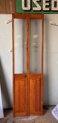 Vintage Glass Bifold Door 23 1\/2\