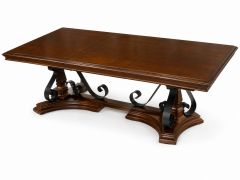 Old World Trestle Table