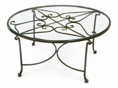 Glass-Top Patio Table