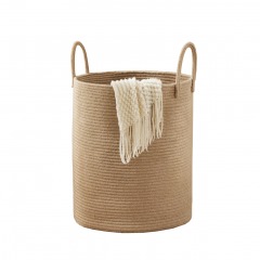 3917 BLK6 | YOUDENOVA Jute Rope Laundry Hamper Basket
