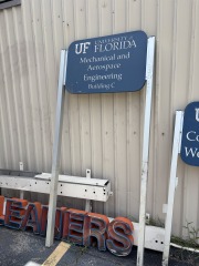 UF Sign Mechanical Aerospace