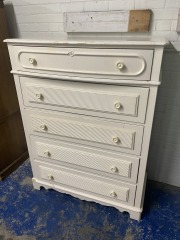 Young America by Stanley 5 Drawer Tallboy Dresser