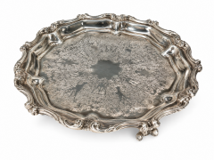 Vintage Silver Serving Tray