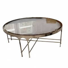 Vanguard Calliope Cocktail Table Smoky Glass Top