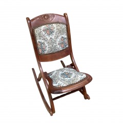 Vintage Victorian Folding Rocking Chair