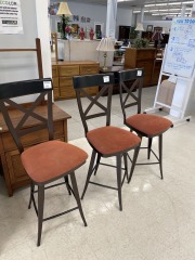 Rust Colored Barstool