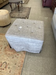 Grey Ottoman Sleeper Cot