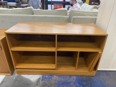 Danish Teak Media Shelf