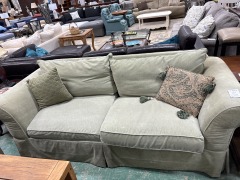 Sea Green Micro Fiber Sofa