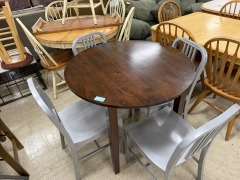 DINING SET W\/ 4 CHAIRS