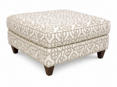 Contemporary Upholstered Cocktail Ottoman