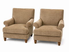 Pair - Traditional Club\/Lounge Chairs