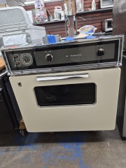 vintage Hotpoint single electric wall oven,
