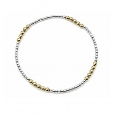 3995 R1 | ERIN GRAY The Hamptons Mix 2x3 Filled Beaded Bracelet