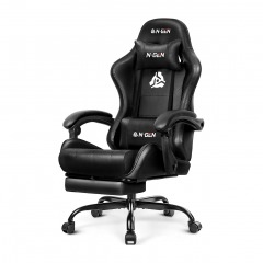 3981 PAL | N-GEN GAMING Black Nexus Gaming Chair