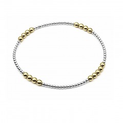 3999 R1 | ERIN GRAY The Hamptons Mix 2x4 Filled Beaded Bracelet