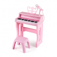 3989 BLK4 | INFANS 37-Key Kids Music Piano Keyboard
