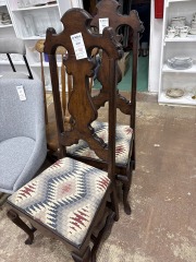 Curved Wood Dining Rm Chair