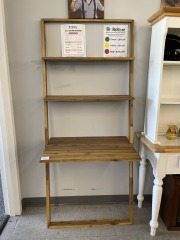 Desk w\/Shelves