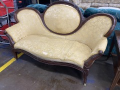 Antique Parlor Loveseat (For Restoration)