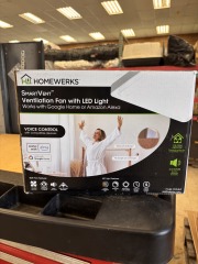 Smart Ventilation Fan With LED Light