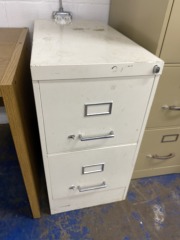 Grey 2 Drawer Filing Cabinet