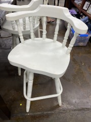 Chunky Sturdy Painted Barstool (each)