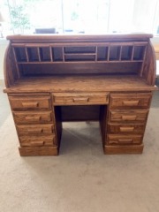 Online: D-Rolltop Desk Dark