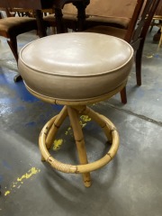 Cute Lowboy Bamboo Vinyl Stool (each)