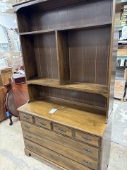 Pine Dresser and Hutch