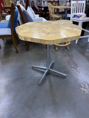 Vintage Laminate Octogan Dining Table
